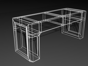 smart bench 3D 模型