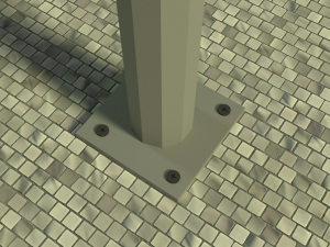 street lamp low-poly 3D Model
