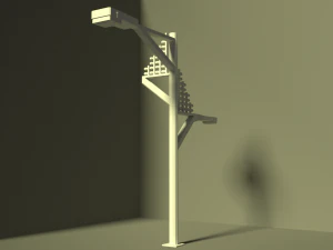 street lamp low-poly 3D Model