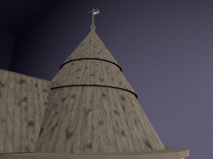 windmill low-poly 3D Модель