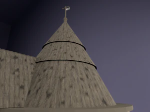 windmill low-poly 3D Model