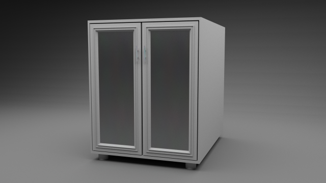 bathroom cabinet low-poly 3D 模型 .c4d .max .obj .3ds .fbx .stl .blend 