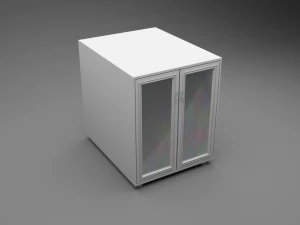 bathroom cabinet low-poly 3D Model