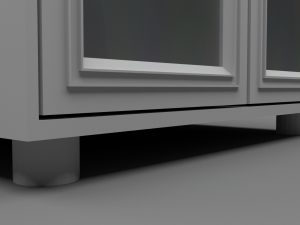bathroom cabinet low-poly 3D 模型