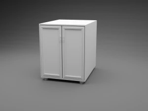 bathroom cabinet low-poly 3D Model