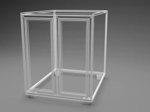 bathroom cabinet low-poly 3D Model