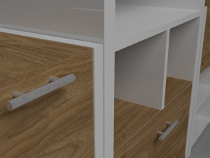 kitchen cabinet low-poly 3D Model