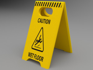 big traffic signs pack low-poly Modelo 3D