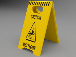 big traffic signs pack low-poly 3D Model