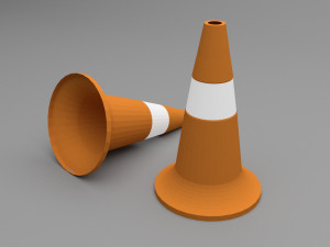 big traffic signs pack low-poly Modelo 3D