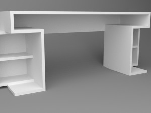 study desk 3D 模型