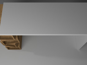 study desk 3D Model