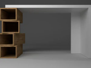 study desk 3D Model
