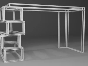 study desk 3D Model