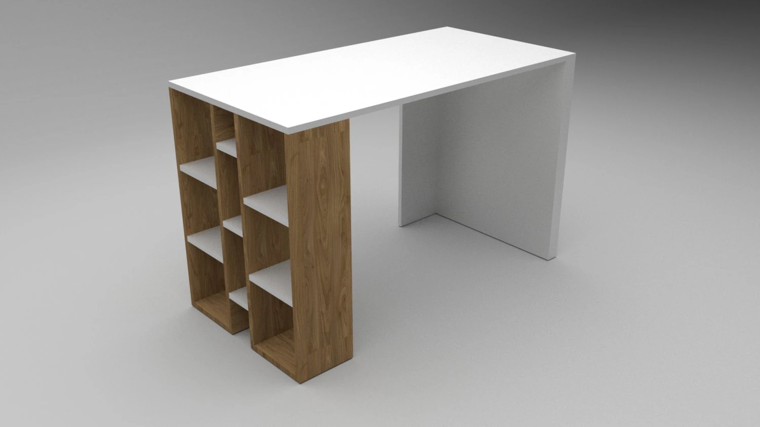 study desk 3D Model .c4d .max .obj .3ds .fbx .stl .blend