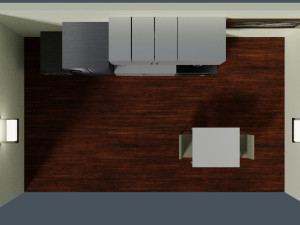 container house with furniture 3D मॉडल