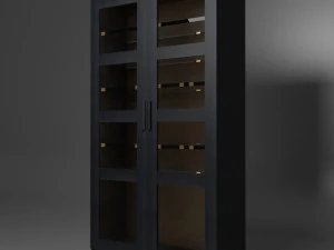 5 cabinet models 3D Model