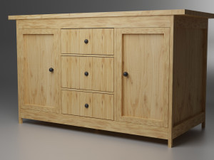 5 cabinet models Modèle 3D