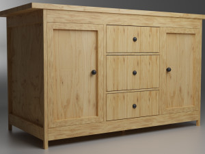 5 cabinet models Modèle 3D
