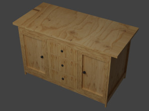 5 cabinet models Modèle 3D