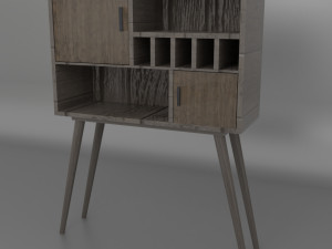 5 cabinet models Modèle 3D