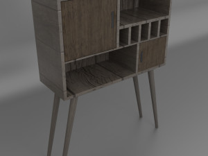 5 cabinet models Modèle 3D