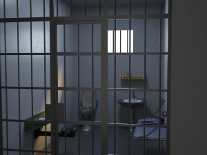 prison cell 3D Model