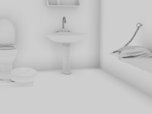 prison cell 3D 模型