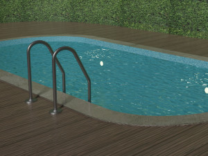 simple swimming pool 3Dモデル