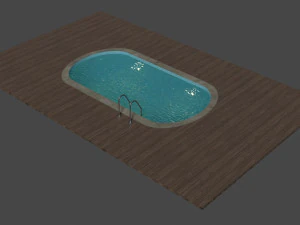 simple swimming pool 3D Model