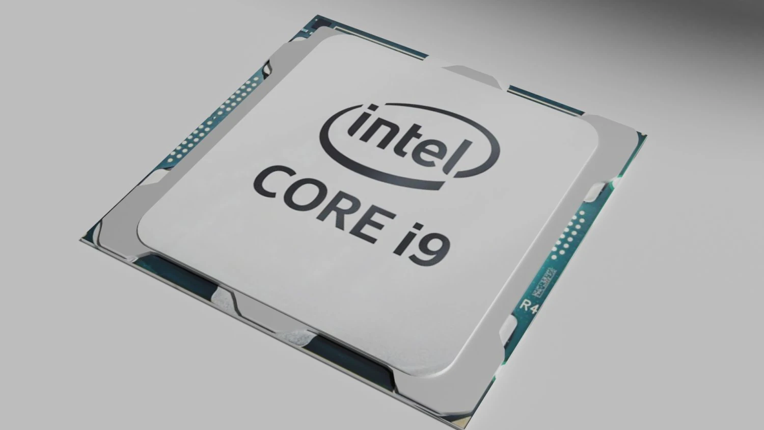 Intel Core i9 işlemci 3D Model .c4d .max .obj .3ds .fbx .stl .blend 