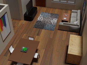 house plan with interiors 3Dモデル