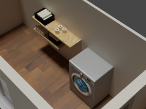 house plan with interiors 3Dモデル