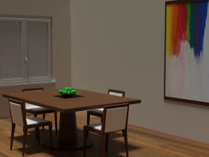 house plan with interiors 3D Model