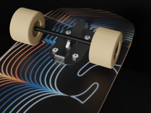 5 skateboard pack 3D Модель