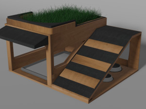 dog or cat house Modèle 3D