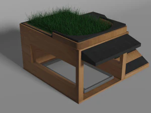 dog or cat house 3D Model