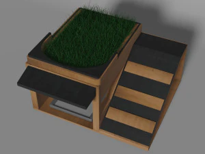 dog or cat house 3D Model