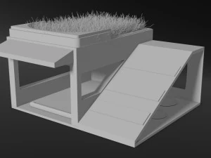 dog or cat house 3D Model