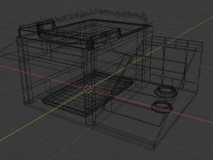dog or cat house 3D Model