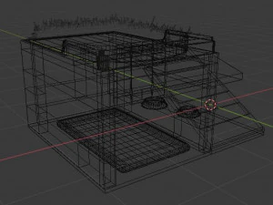 dog or cat house 3D Model