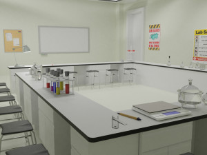 laboratory and lab equipments Model 3D