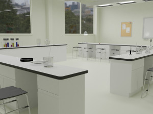 laboratory and lab equipments Modelo 3D
