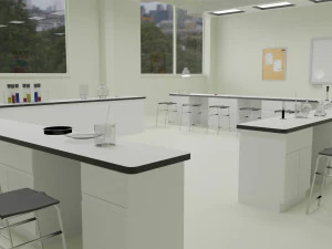 laboratory and lab equipments 3D Model