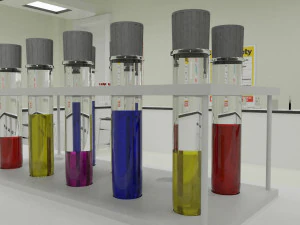 laboratory and lab equipments 3D Model