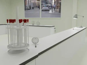 laboratory and lab equipments 3D Model