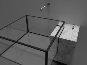 4 sinks 3D Model