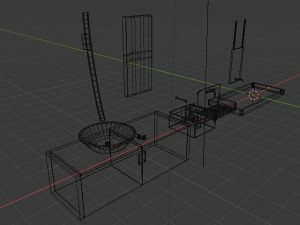4 sinks 3Dモデル