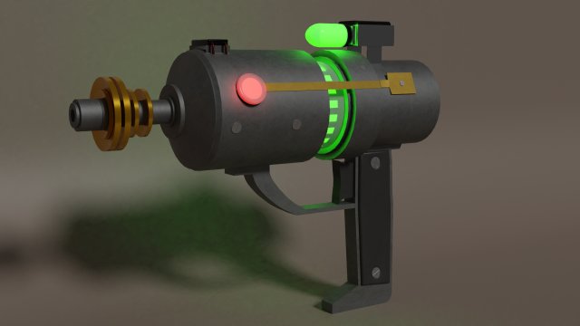 laser 3D 模型 .c4d .max .obj .3ds .fbx .stl .blend 