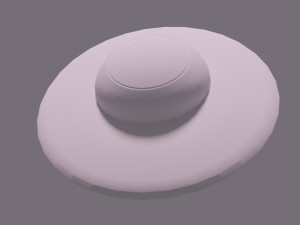 mars scene and ufo Model 3D